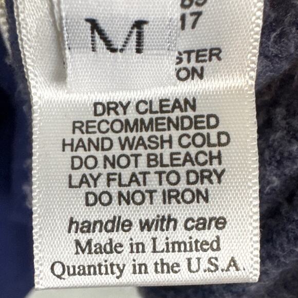 Revolve Michael Lauren Sullivan Hoodie Blue White Sleeve Stripes Size M NWT - Picture 9 of 10